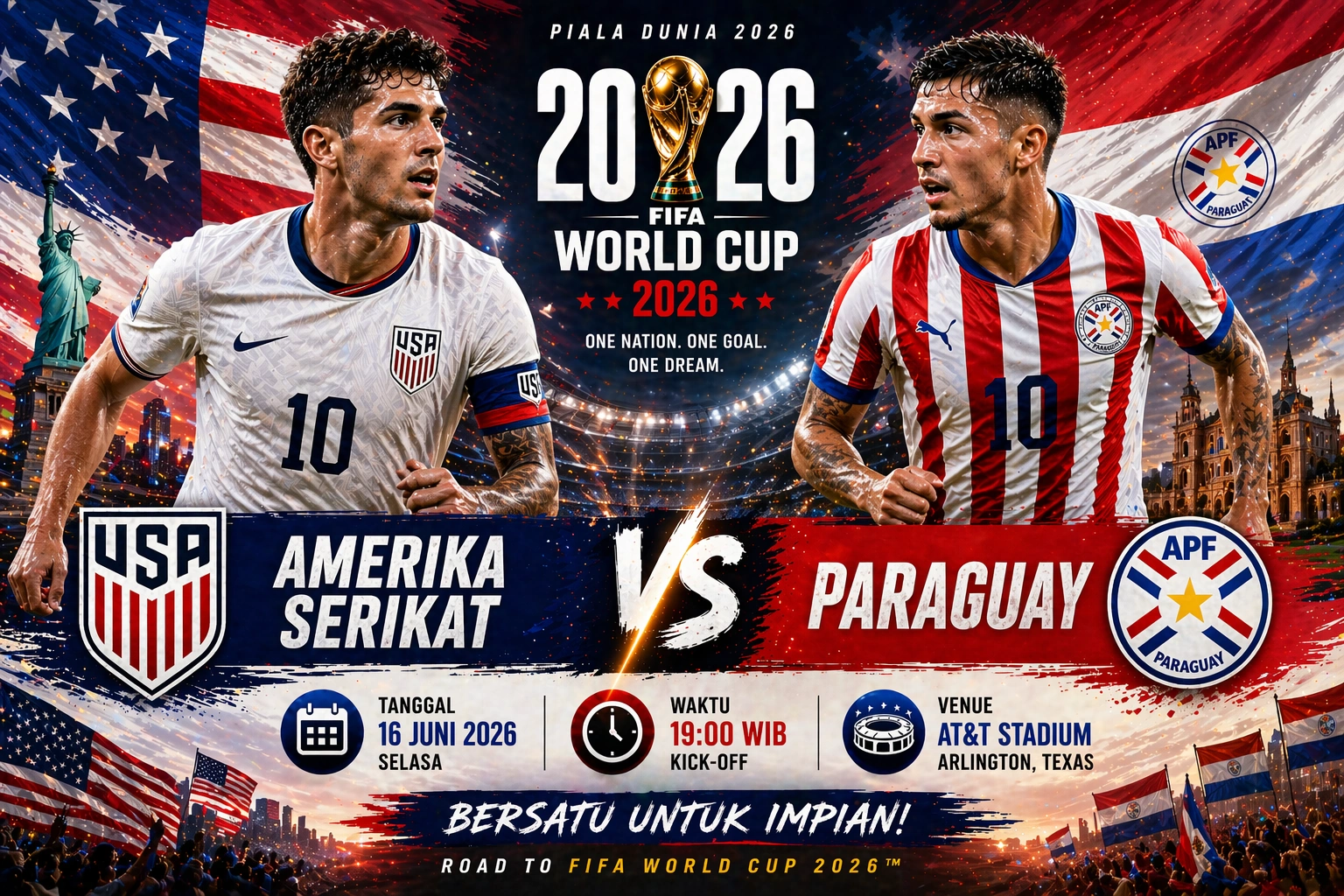 Amerika Serikat VS Praguay