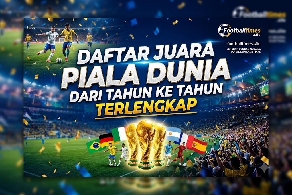 Daftar Juara Piala Dunia dari Tahun ke Tahun Terlengkap
