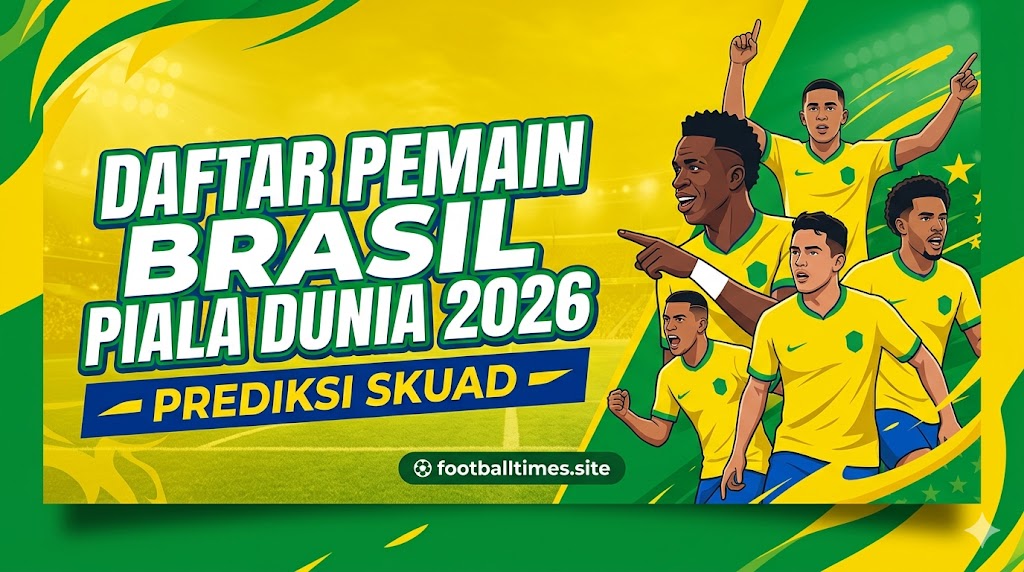 Daftar Pemain Brasil Piala Dunia 2026: Prediksi Skuad