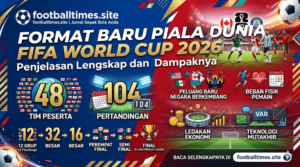Format Baru Piala Dunia FIFA 2026: Penjelasan Lengkap dan Dampaknya