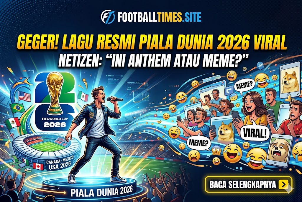 Geger! Lagu Resmi Piala Dunia 2026 Viral, Netizen: “Ini Anthem atau Meme?”