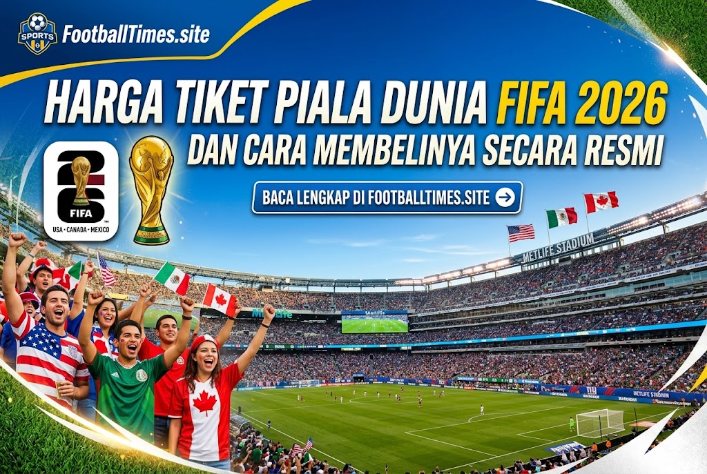 Harga Tiket Piala Dunia FIFA 2026 dan Cara Membelinya Secara Resmi