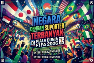Negara dengan Suporter Terbanyak di Piala Dunia FIFA 2026