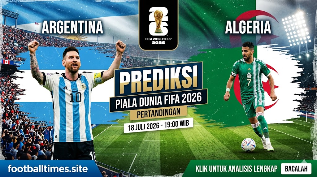 Prediksi Argentina vs Algeria: Duel Panas Piala Dunia 2026