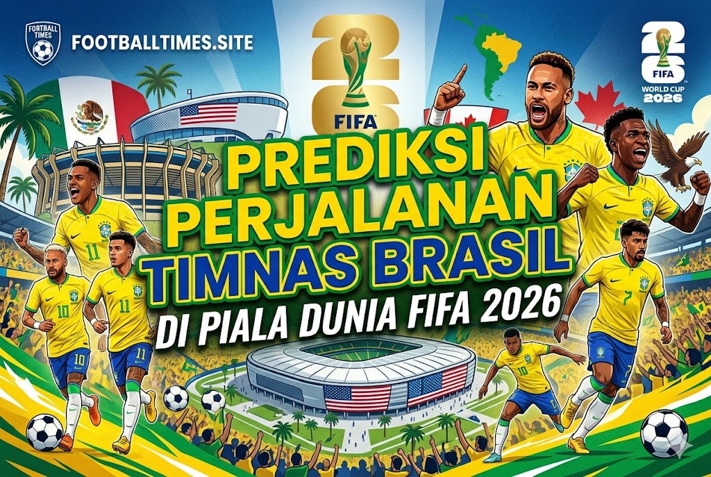 Prediksi Perjalanan Timnas Brasil di Piala Dunia FIFA 2026