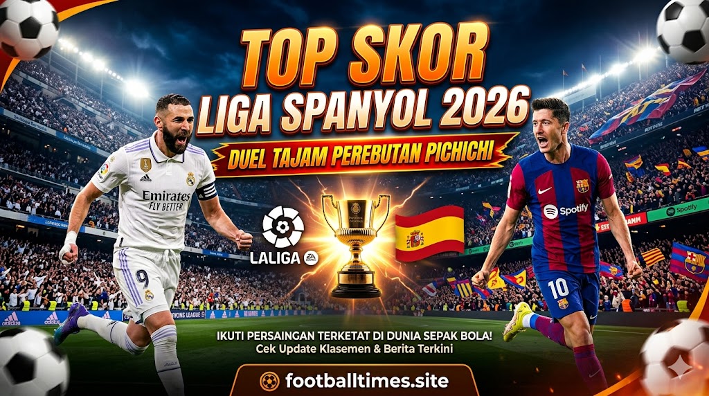 Top Skor Liga Spanyol 2026: Duel Tajam Perebutan Pichichi
