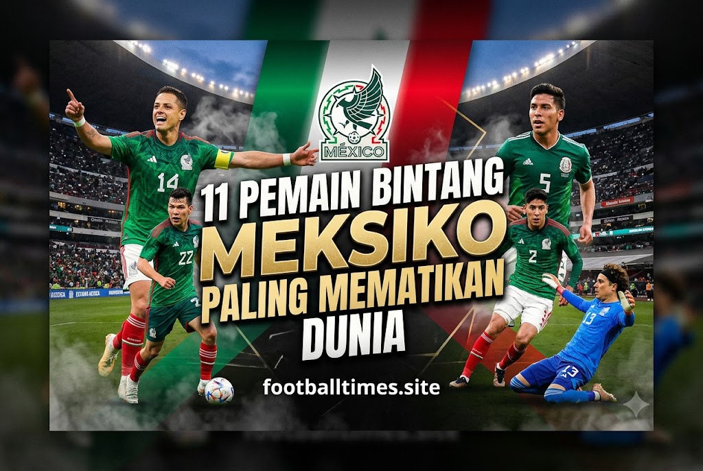 11 Pemain Bintang Meksiko Paling Mematikan Dunia