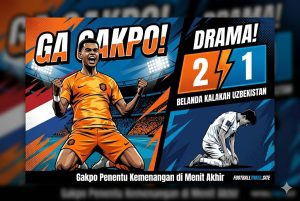 DRAMA 2-1! Belanda Kalahkan Uzbekistan, Gakpo Penentu