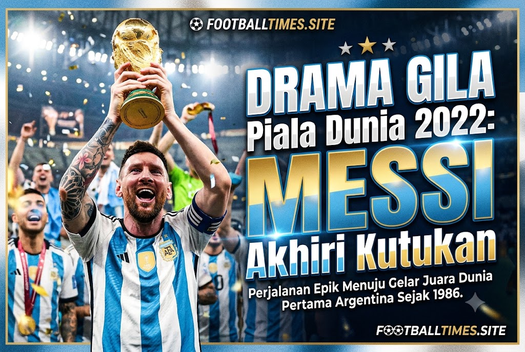 DRAMA GILA Piala Dunia 2022: Messi Akhiri Kutukan