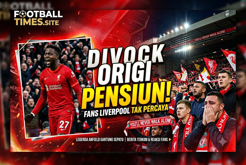 Divock Origi Pensiun! Fans Liverpool Tak Percaya