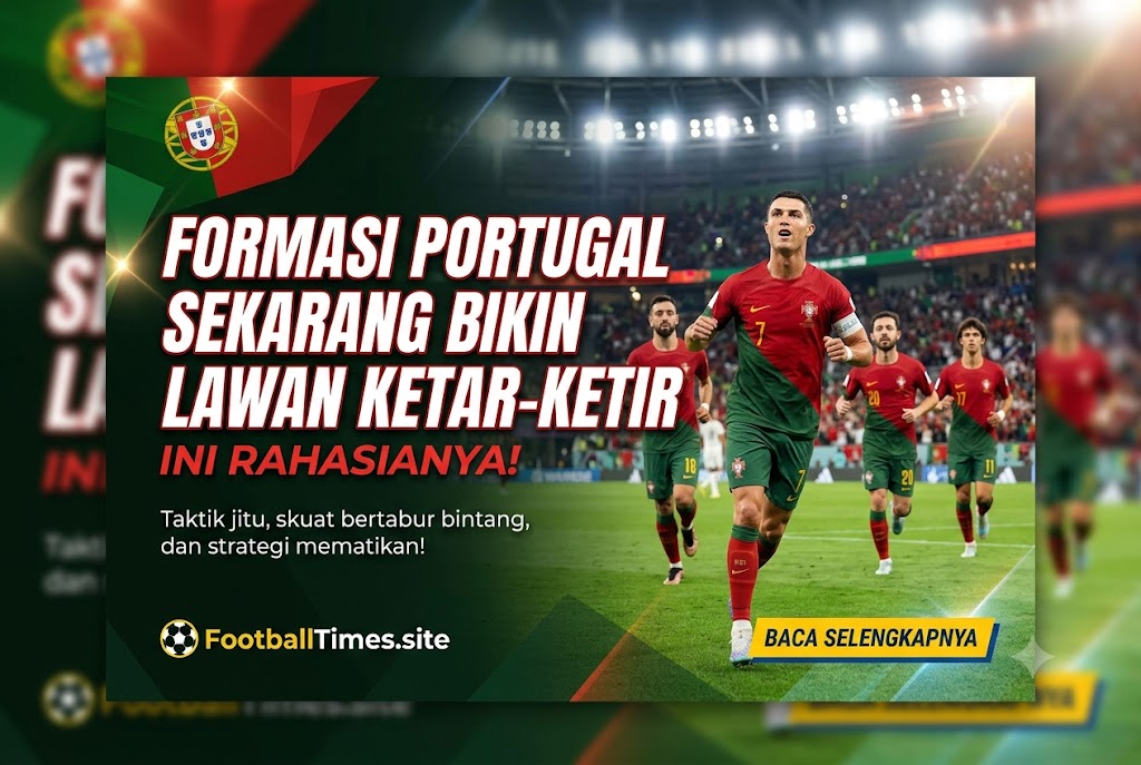 Formasi Portugal Sekarang Bikin Lawan Ketar-Ketir, Ini Rahasianya!