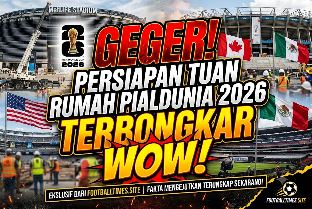 Geger! Persiapan Tuan Rumah Piala Dunia 2026 Terbongkar WOW!