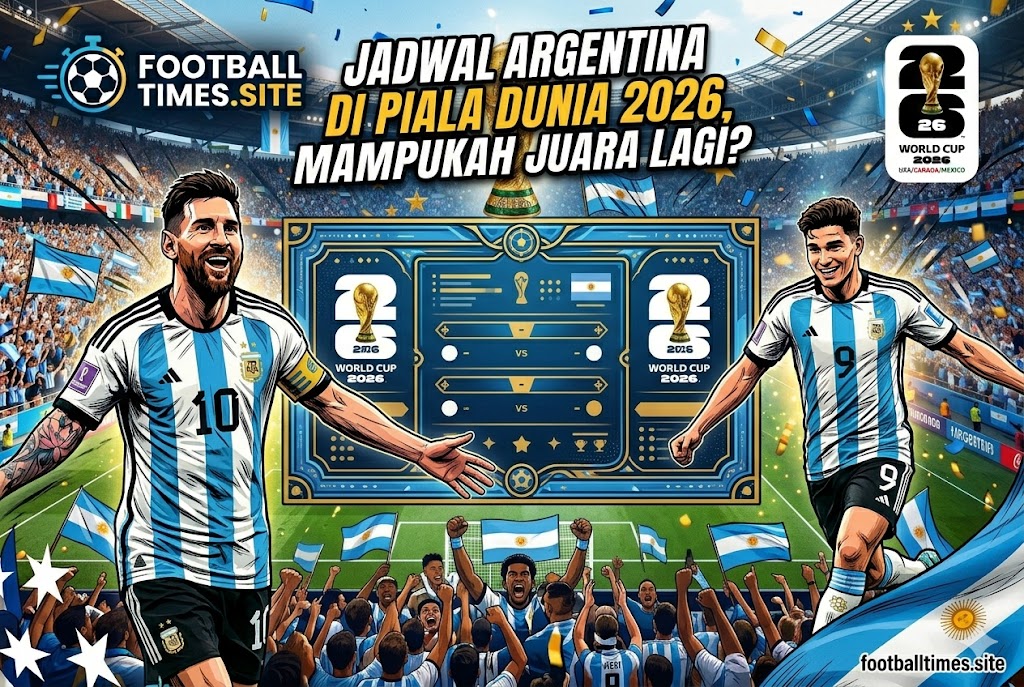 Jadwal Argentina di Piala Dunia 2026, Mampukah Juara Lagi?