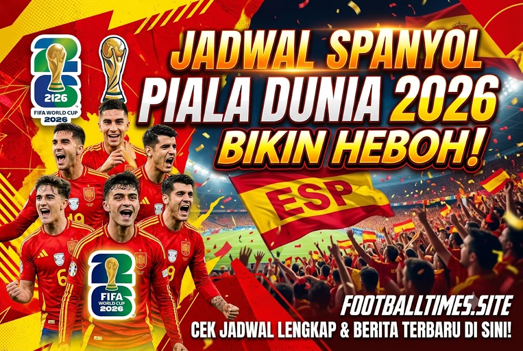 Jadwal Spanyol Piala Dunia 2026 Bikin Heboh