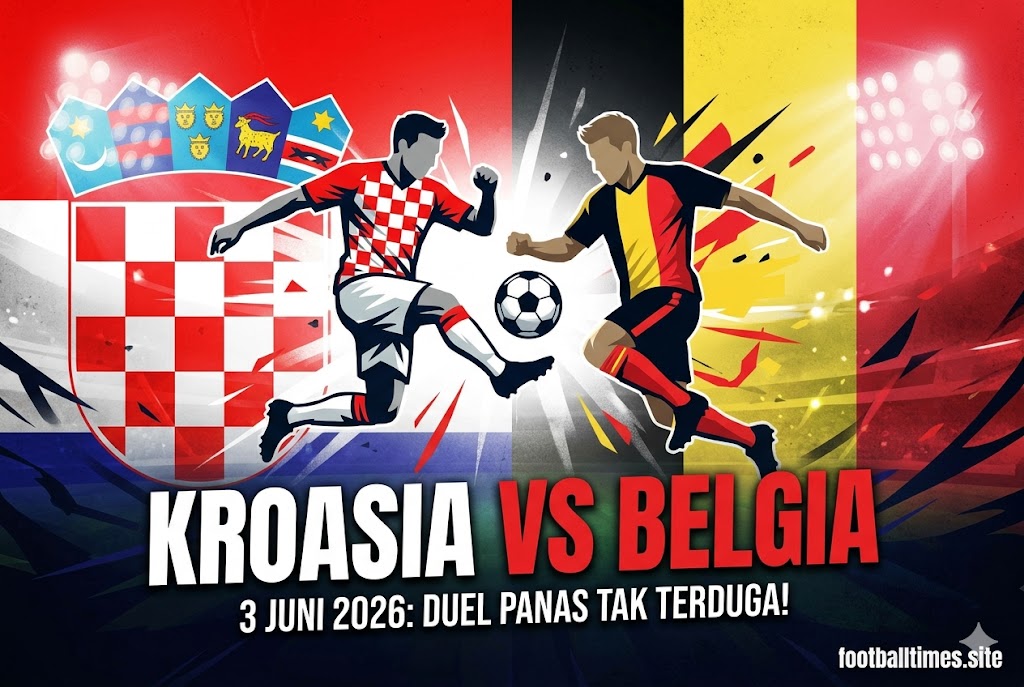 Kroasia vs Belgia 3 Juni 2026: Duel Panas Tak Terduga!