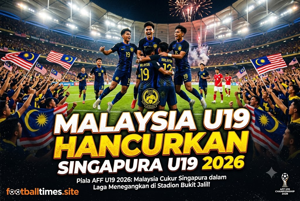 Malaysia U19 Hancurkan Singapura U19 2026