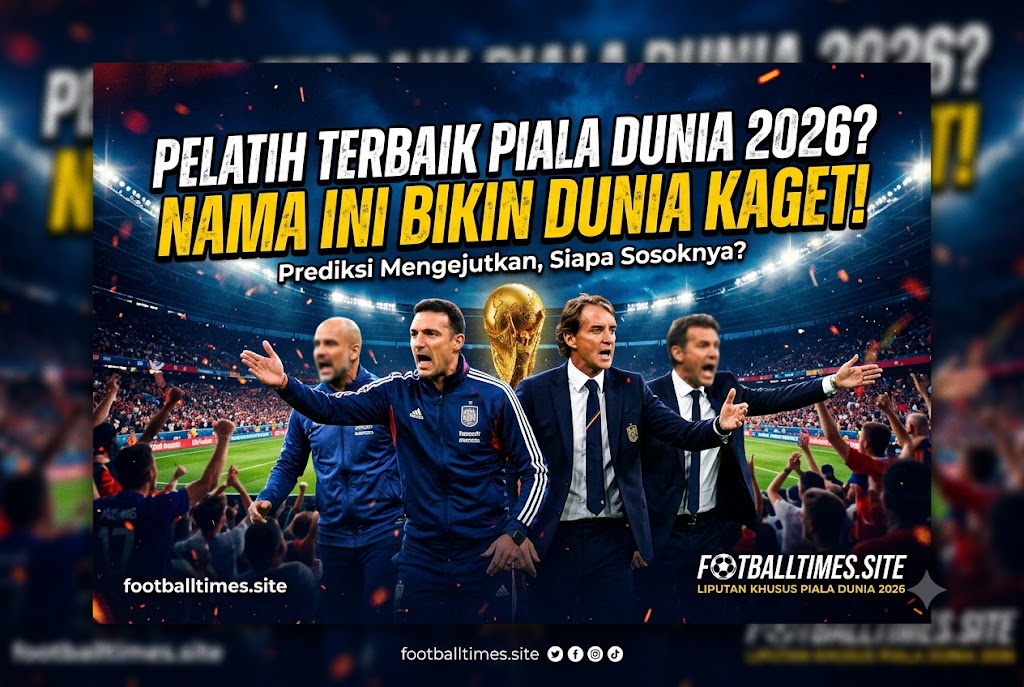 Pelatih Terbaik Piala Dunia 2026? Nama Ini Bikin Dunia Kaget!