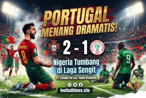 Portugal Menang Dramatis! Nigeria Tumbang 2-1 di Laga Sengit