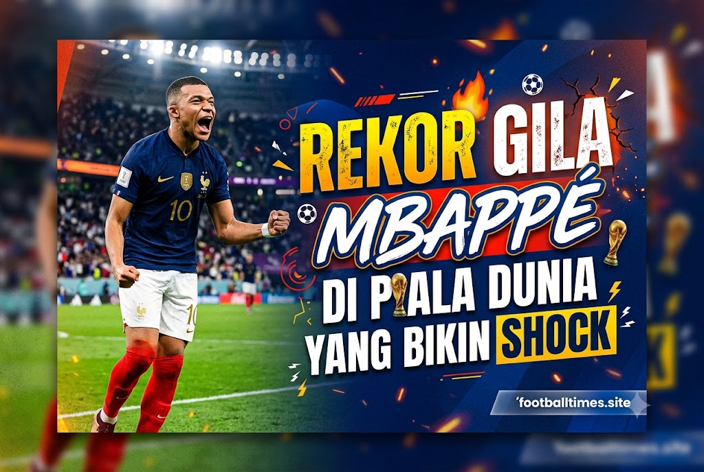 Rekor Gila Mbappé di Piala Dunia yang Bikin Shock