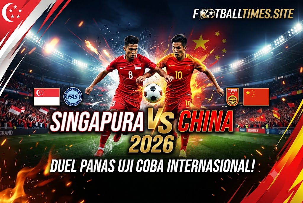 Singapura vs China 2026: Duel Panas Uji Coba Internasional!