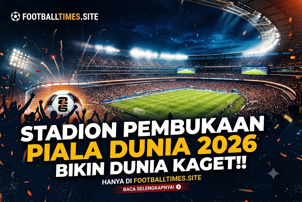 Stadion Pembukaan Piala Dunia 2026 Bikin Dunia Kaget!!