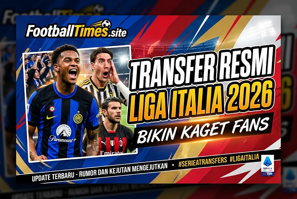 Transfer Resmi Liga Italia 2026 Bikin Kaget Fans
